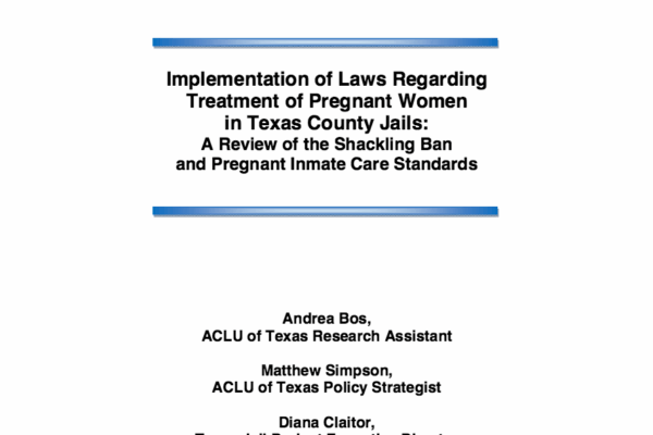 Report cover