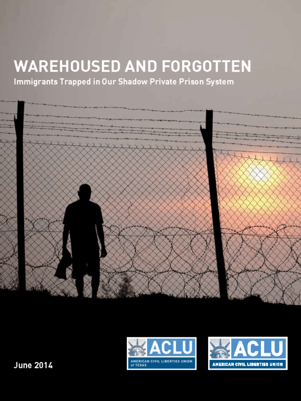 Warehoused and Forgotten report cover