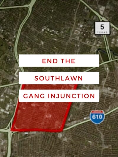 End Southlawn Gang Injunction