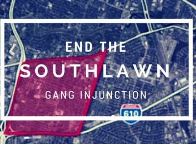 End Southlawn Gang Injunction