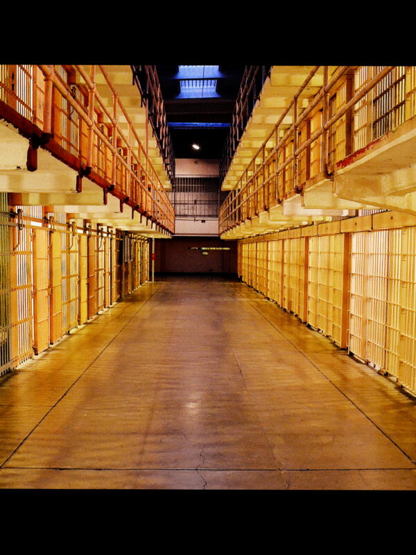 Inside of a prison