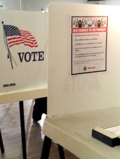 Voting booth stations