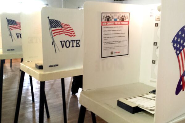 Voting booth stations