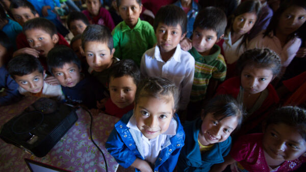 Latino children in school