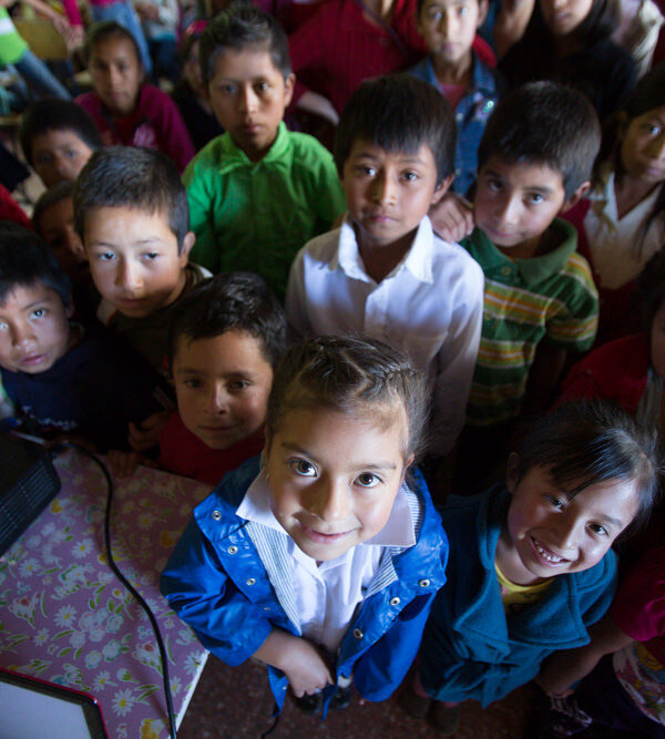 Latino children in school