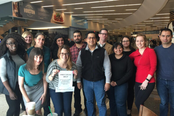 ACLU of Texas Attorneys at Bush Airport