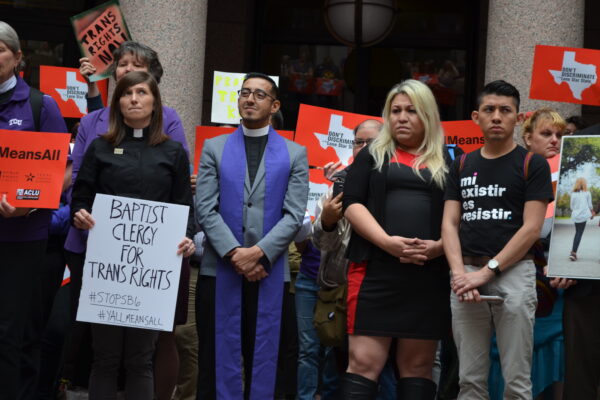 LGBTQ Protesters rally at Texas Capitol