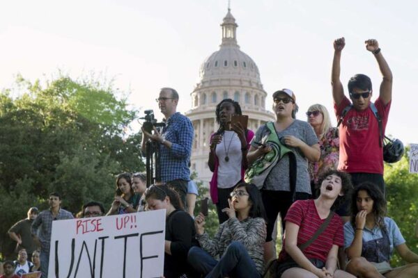 sb4 rally in San Antonio