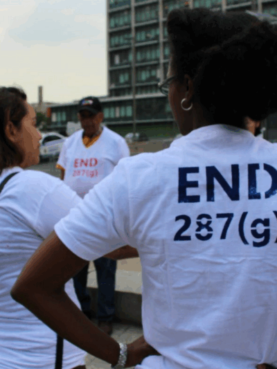 protestors against 287(g)