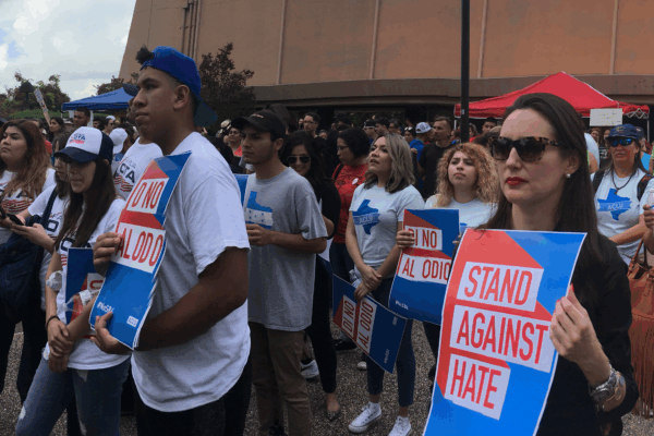 Protestors gather outside San Antonio courthouse