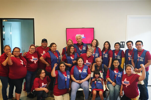 Volunteers in Brownsville