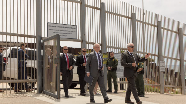 Attorney General Jeff Sessions at the border wall