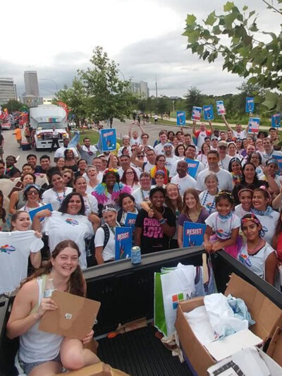 2017 Houston Pride Parade attendees