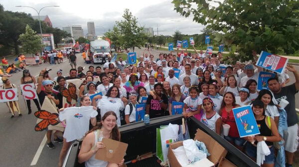 2017 Houston Pride Parade attendees