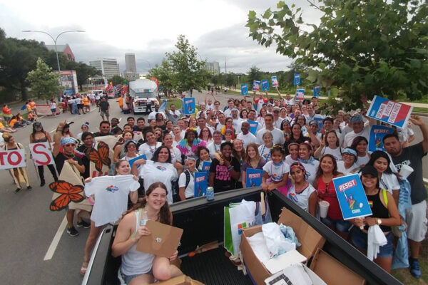 2017 Houston Pride Parade attendees