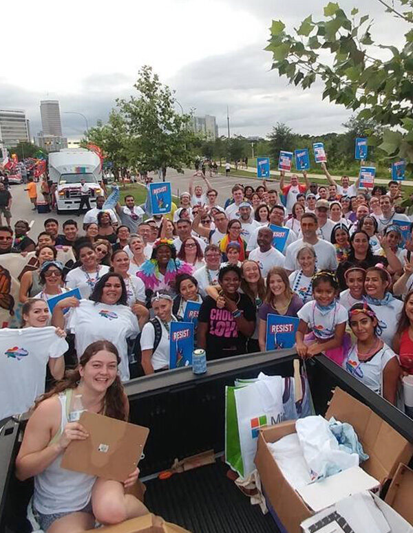 2017 Houston Pride Parade attendees
