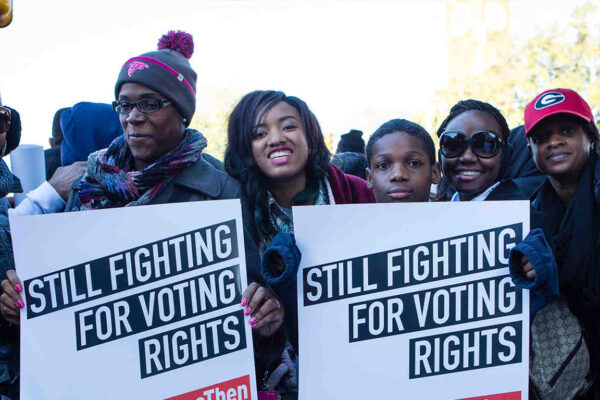 Voting rights rally