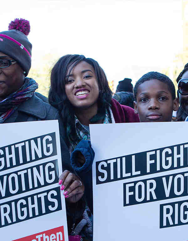Voting rights rally