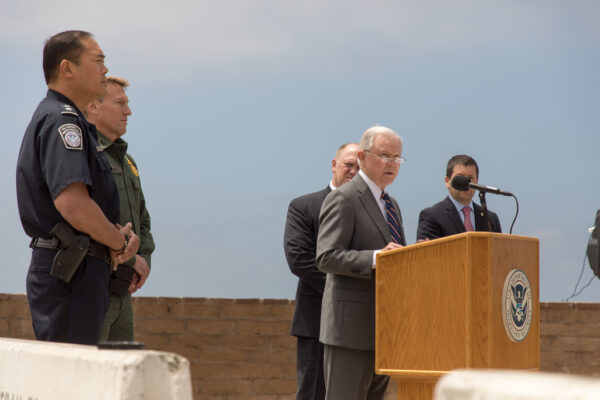 Jeff Sessions at the southern border