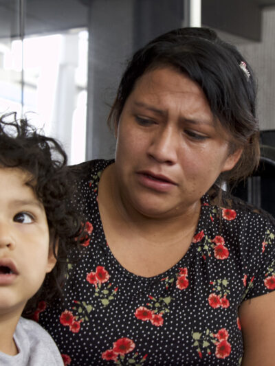 Reyes-Mejia mother and son