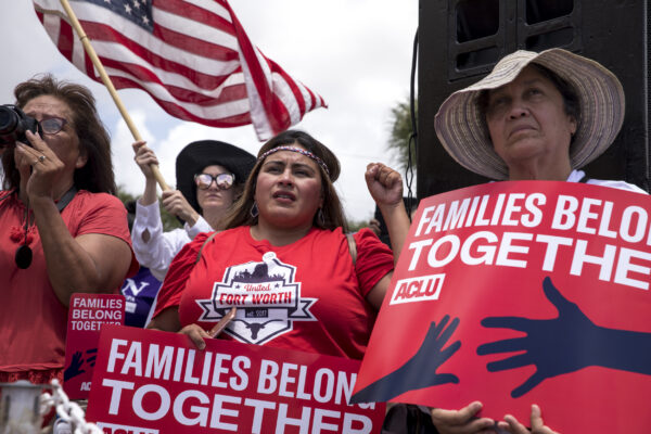 Brownsville rally attendants