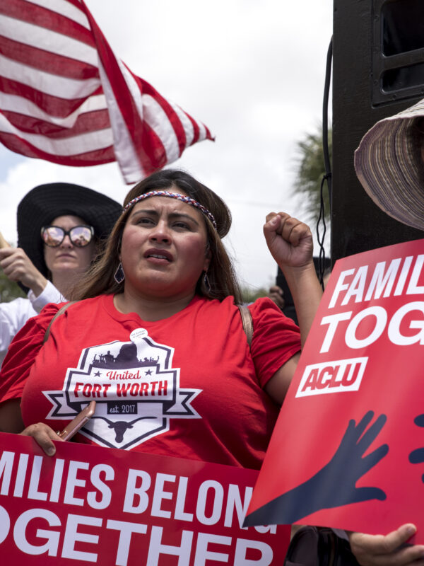 Brownsville rally attendants