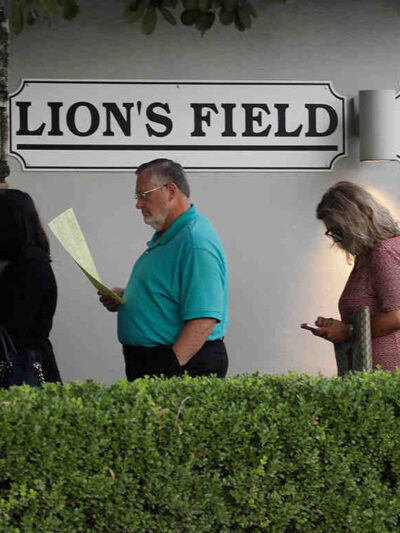 Voting Line in Texas