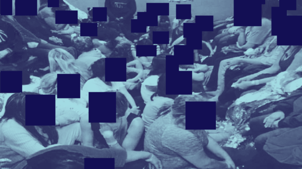 Detained Migrants in El Paso detention center