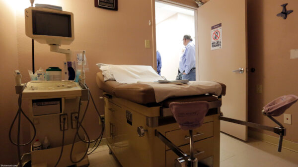 A procedure room at a women's health clinic in Texas.