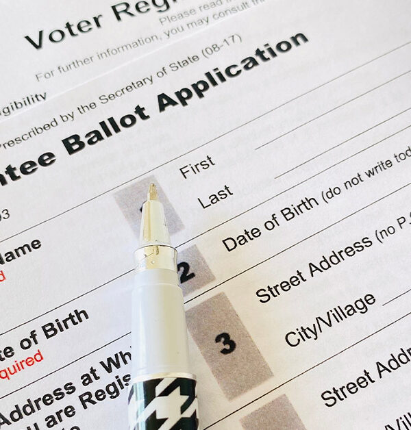 Image of an Absentee Ballot Application