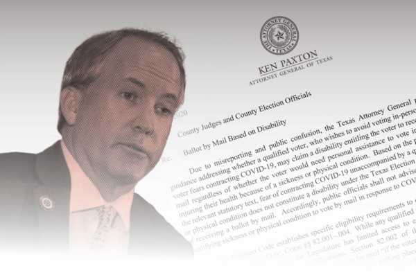 Ken Paxton Letter Vote By Mail