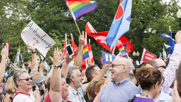 Seconds later they realize that love won. The Court determined constitutional guarantees of due process and equal protection prohibit states from excluding same-sex couples from marriage.