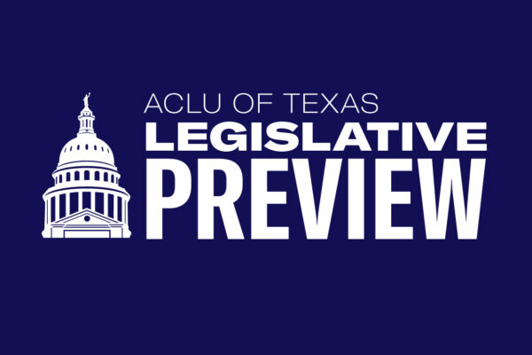 Graphic image of Austin capitol building on dark blue background