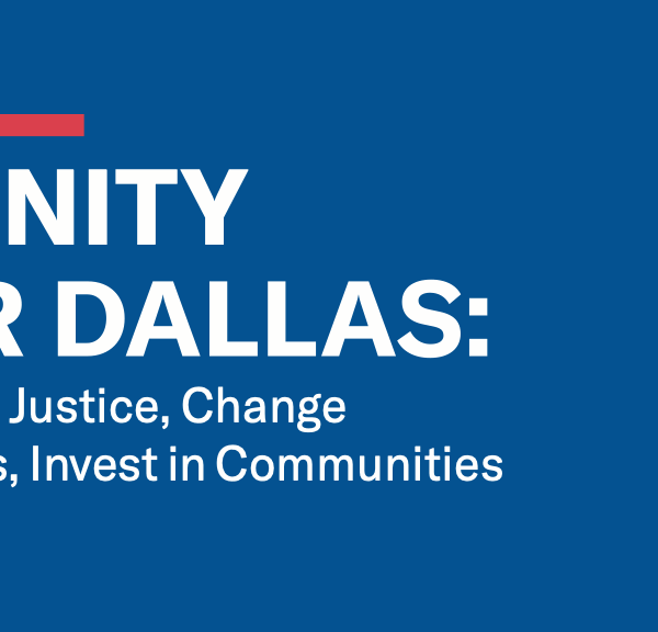 Dignity for Dallas report graphic