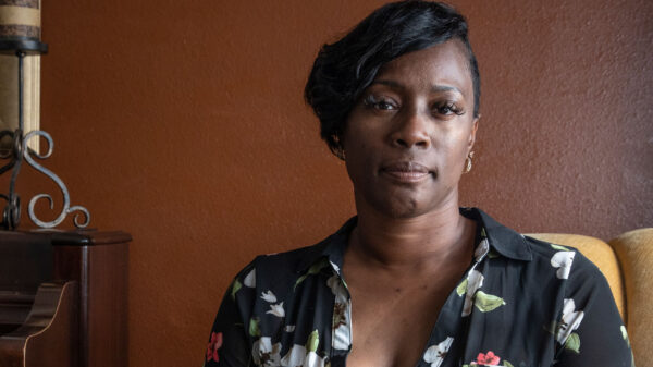 Crystal Mason in her home.