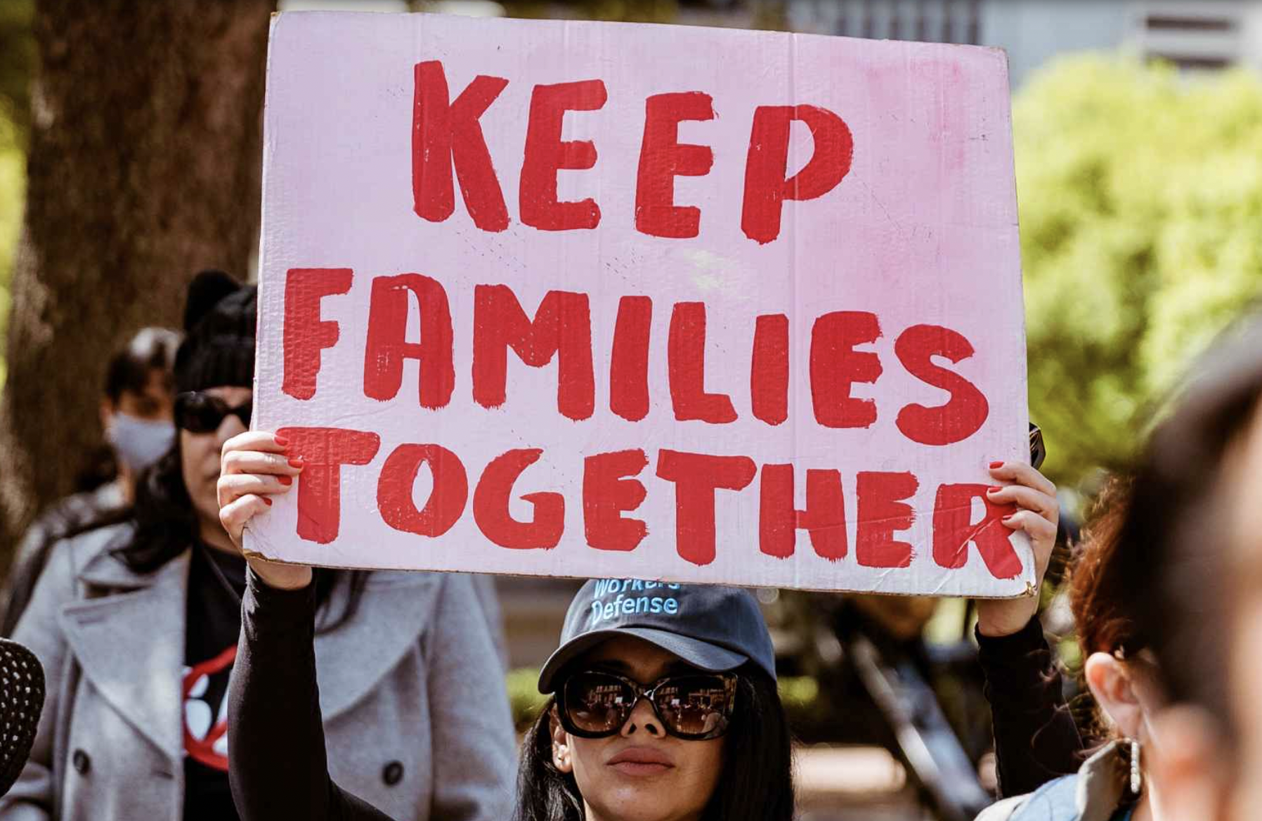Keep Families Together sign