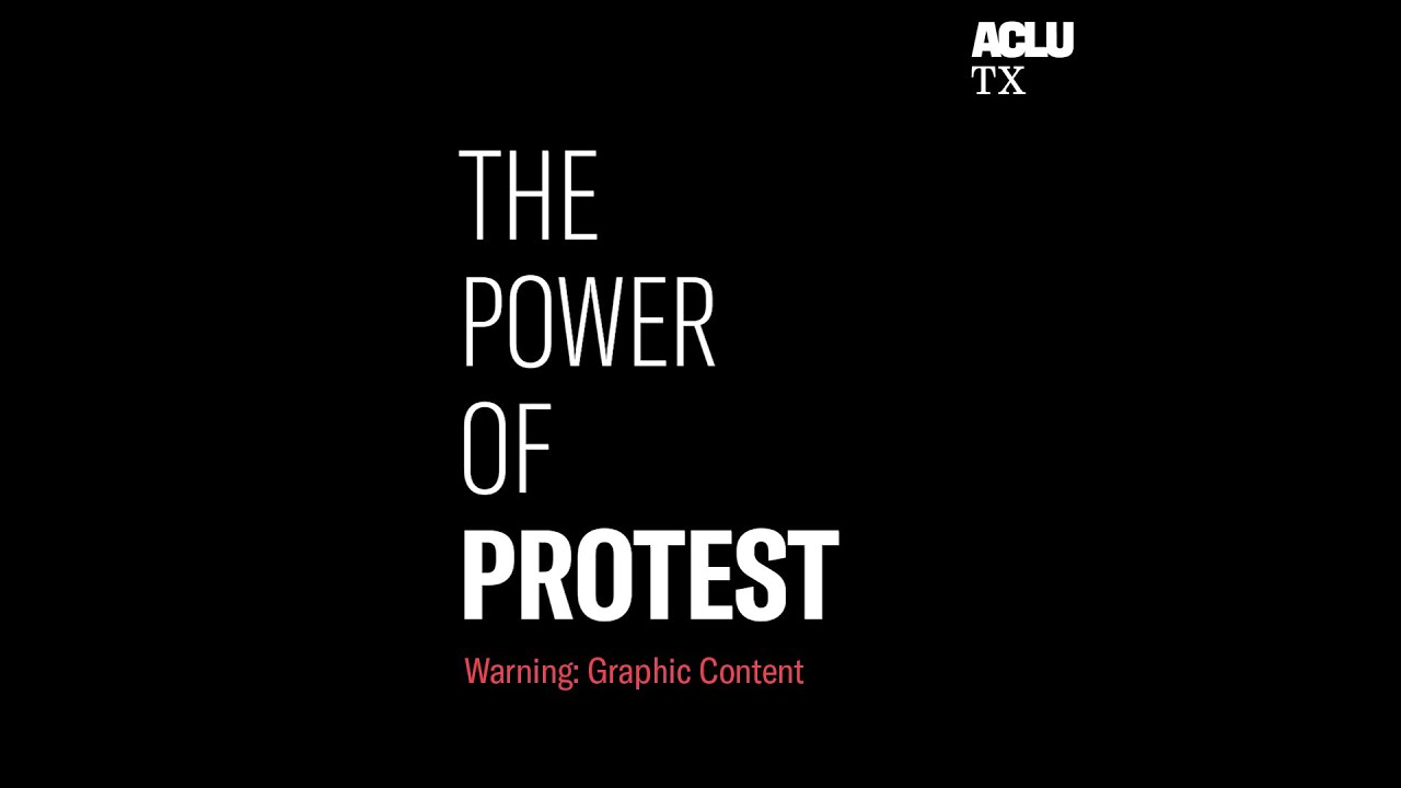 The Power of Protest - One Year Later