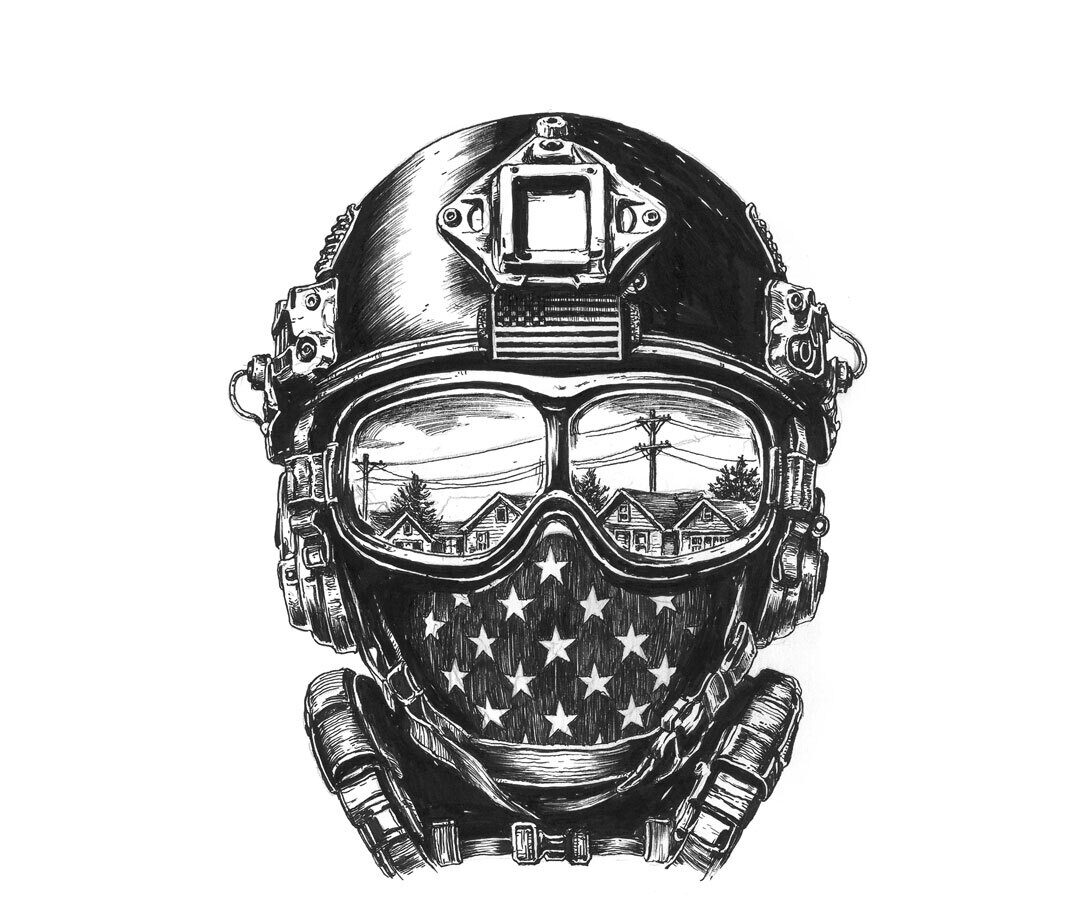 Drawing by Vincent Valdez