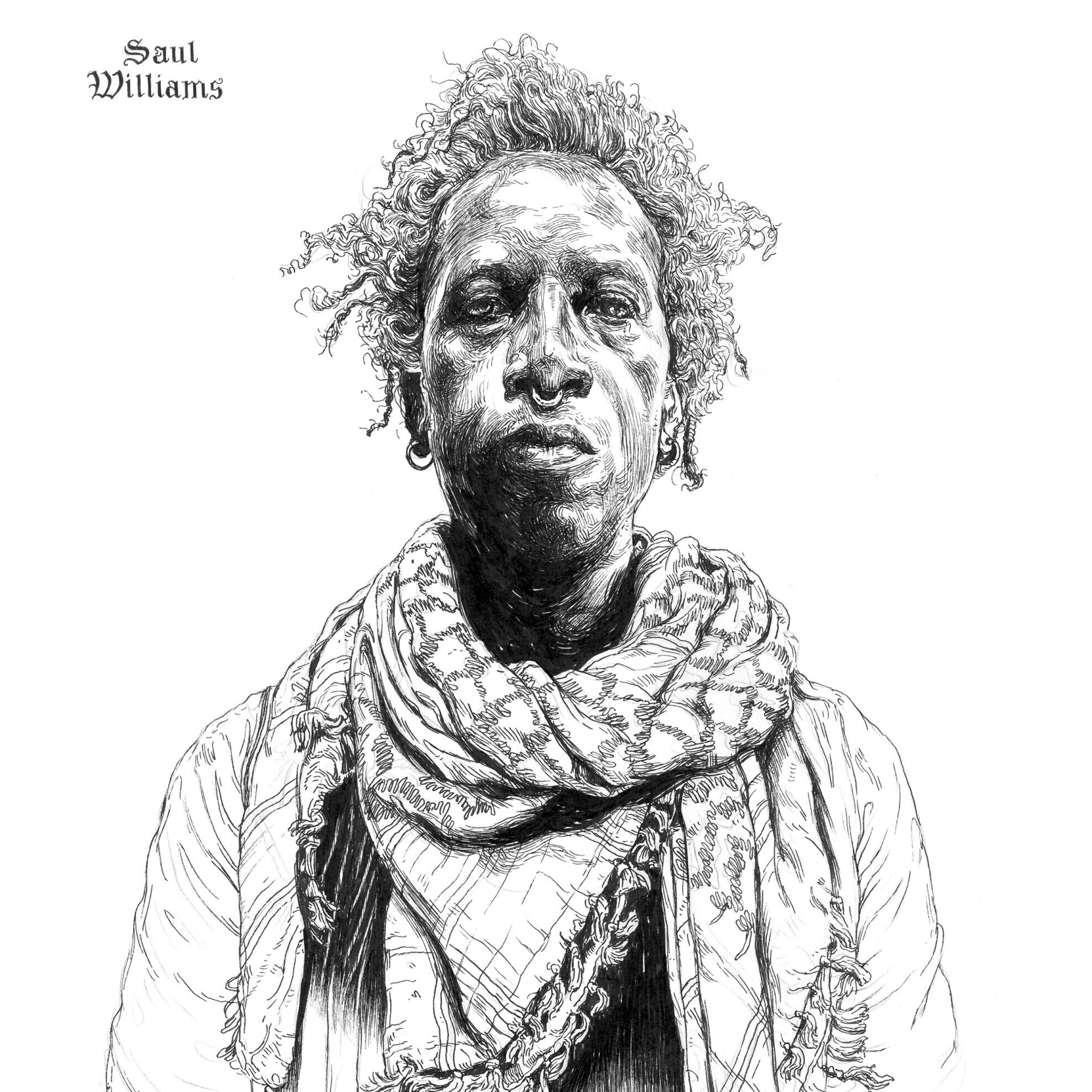 Drawing of Saul by Vincent Valdez