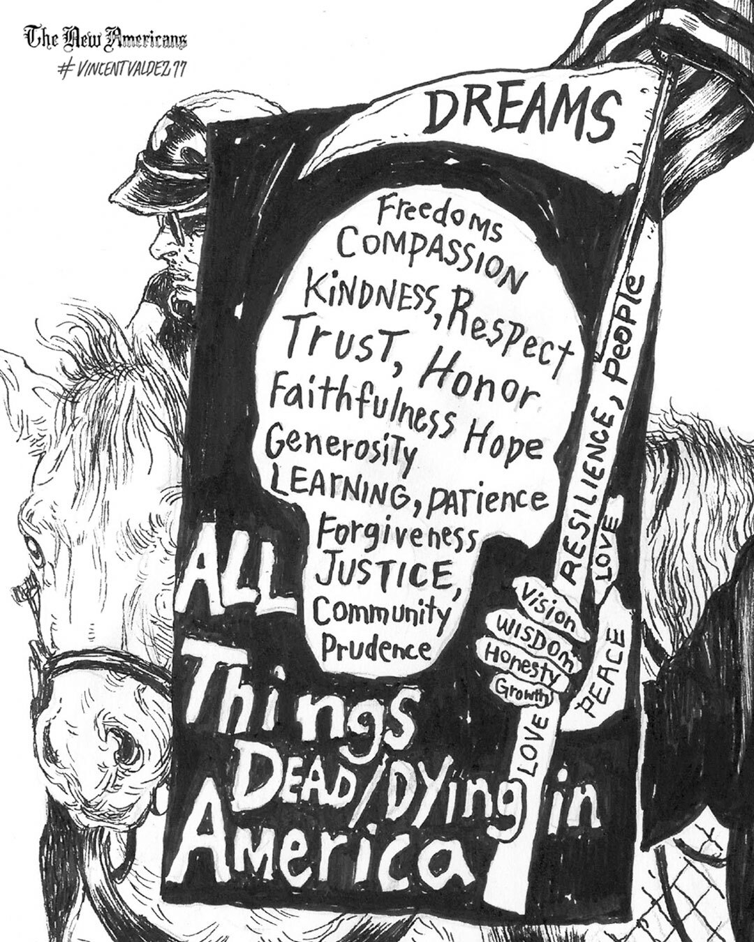 Poster from metro Houston riot.