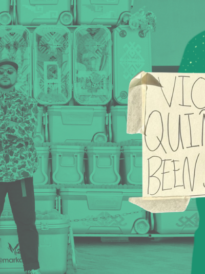 website banner includes photo of marka 27