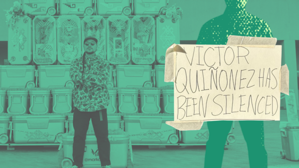 website banner includes photo of marka 27