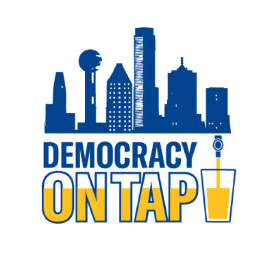 Democracy on tap logo