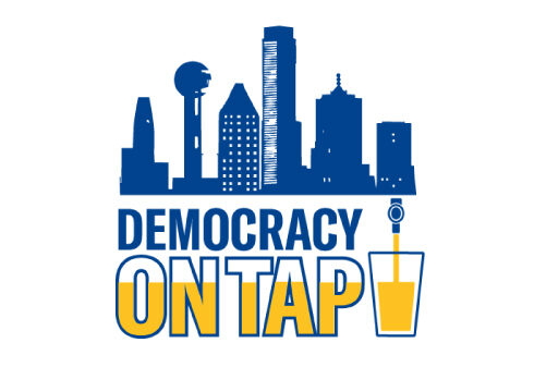 Democracy on tap logo