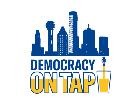 Democracy on tap logo