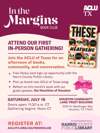 image of graphic with time and date of book club event
