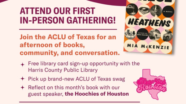 image of graphic with time and date of book club event