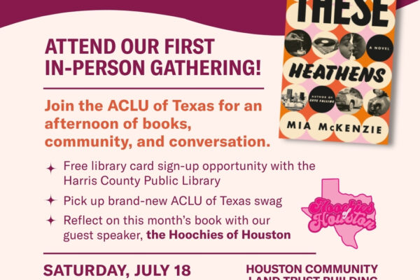 image of graphic with time and date of book club event