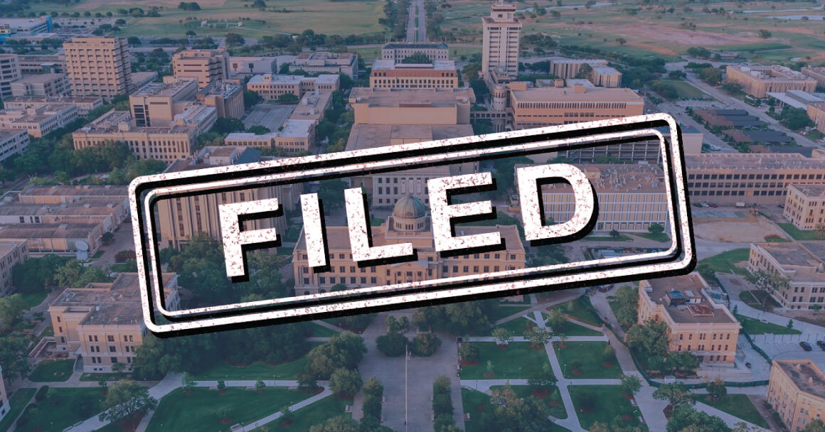 image that says filed