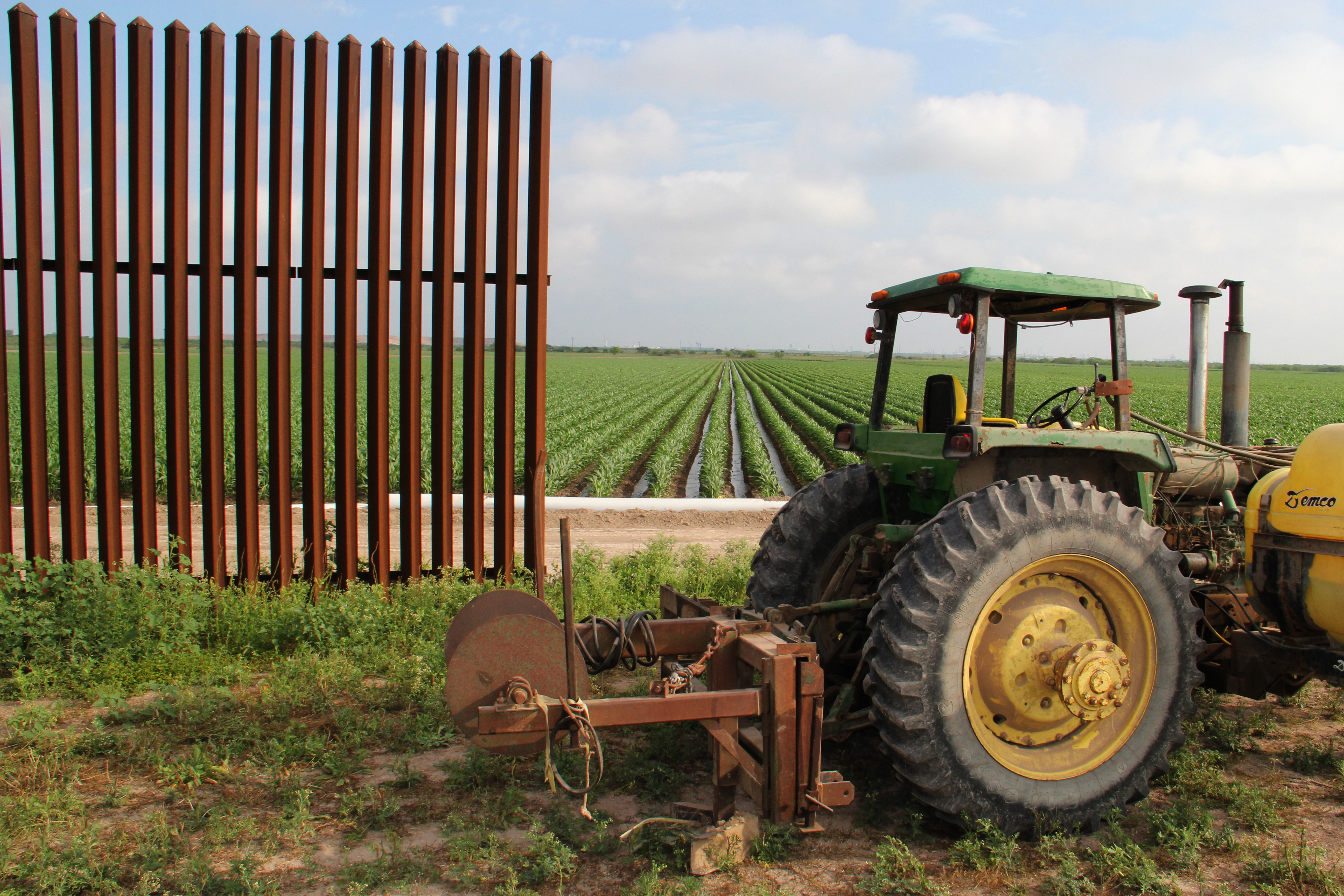 Eastern terminus of the border wall in Cameron County, Texas.  2014.  Scott Nicol.jpg